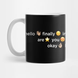 HELLO FINALLY INTRODUCING LOONA Mug